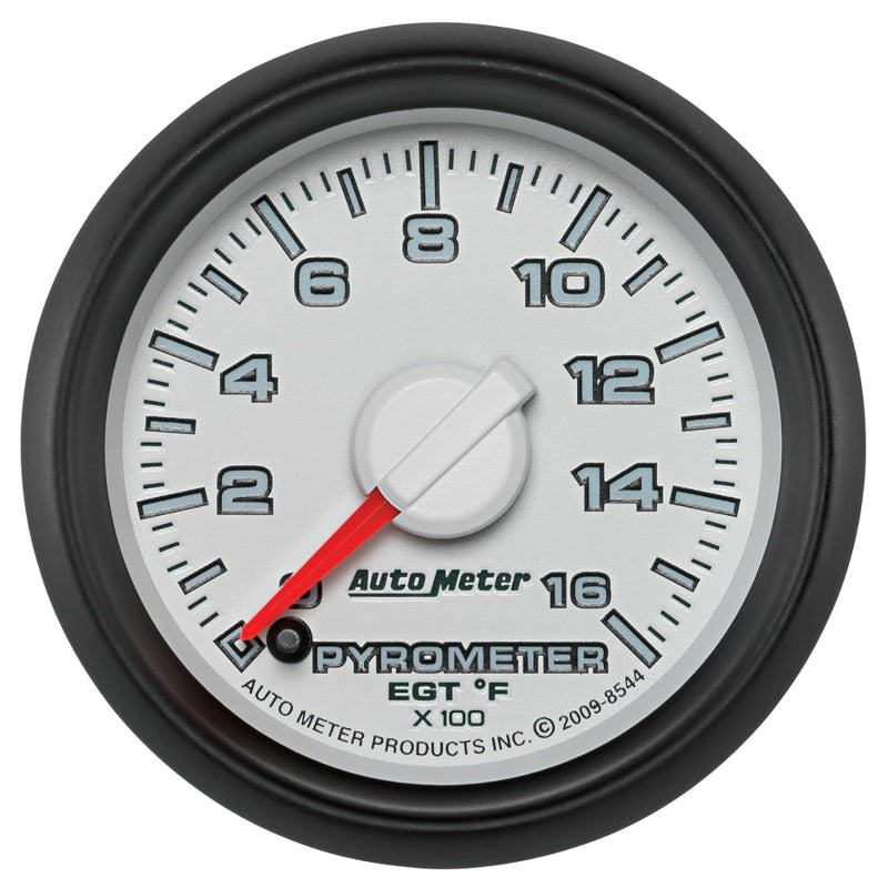 Autometer Factory Match 52.4mm Full Sweep Electronic 0-1600 Deg F EGT/Pyrometer Gauge-SR1 Performance