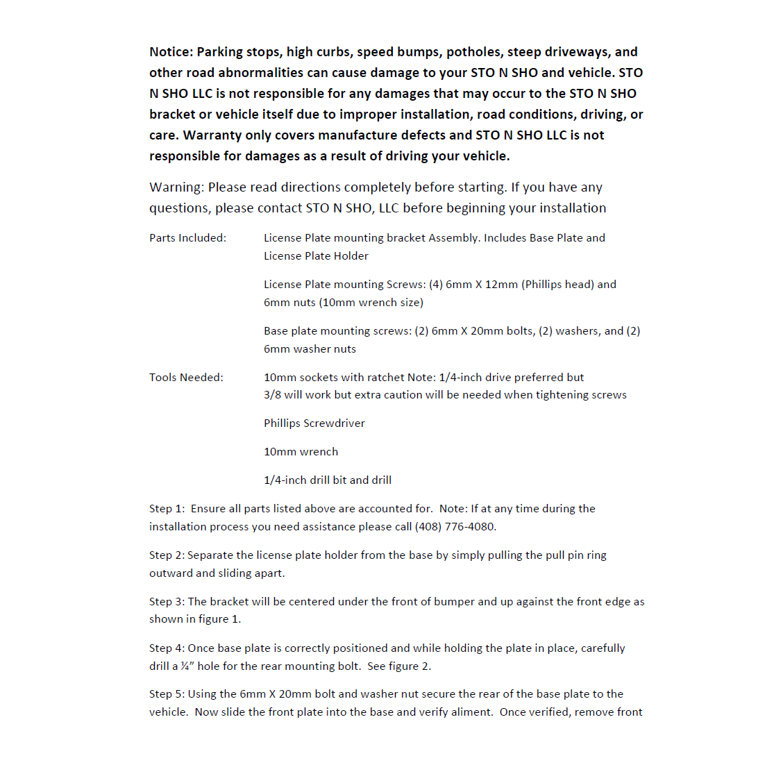 2012 Land Rover Range Rover Supercharged License Plate Frame Bracket-SR1 Performance