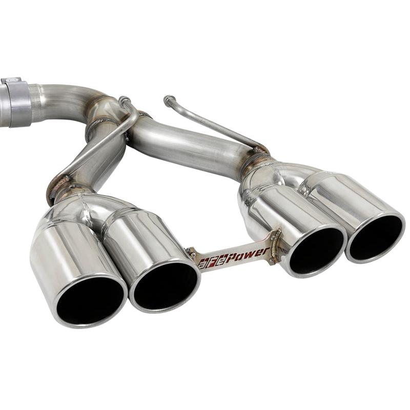 aFe Rebel Series 2.5in 304 SS Cat-Back Exhaust w/ Polished Tip 18-20 Jeep Wrangler (JL)-SR1 Performance