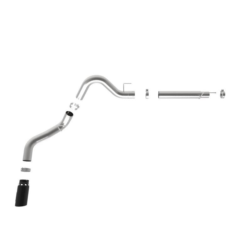 aFe 2021 Ford F-150 V6-3.0L (td) Large Bore 409 SS DPF-Back Exhaust System