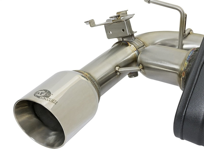 aFe MACHForce XP Exhausts Axle-Back 12-15 BMW 335i 3.0T (SS w/Polished Tips)-SR1 Performance