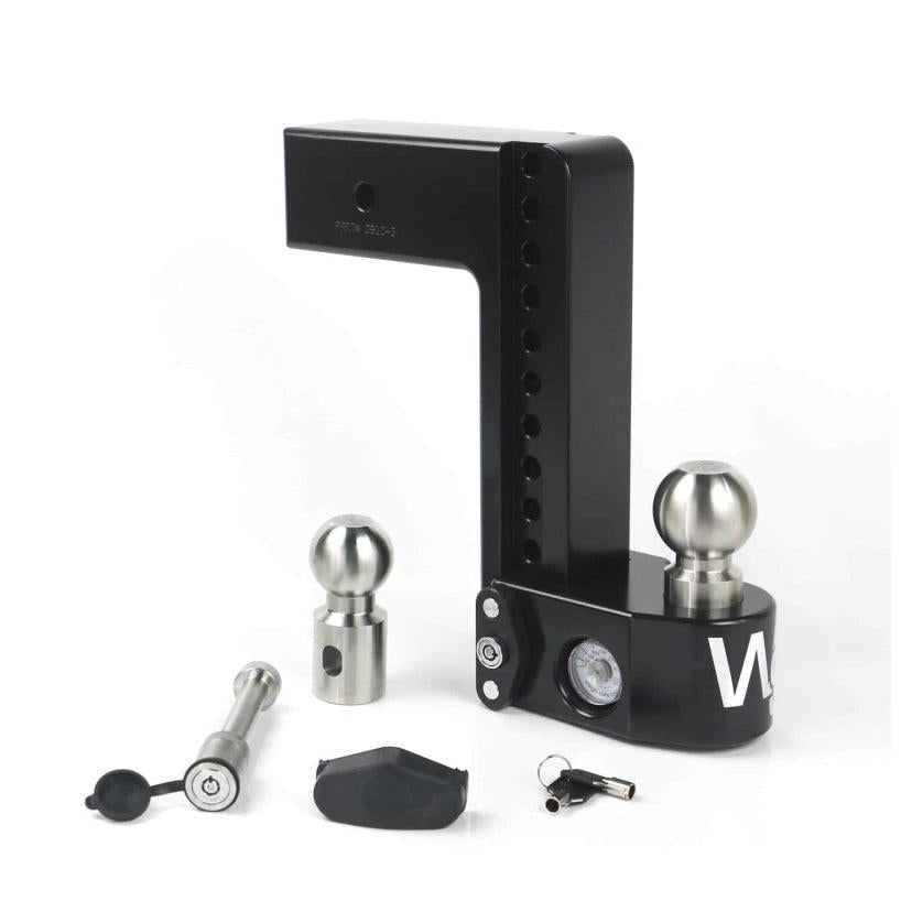 Weigh Safe 10-inch Drop Hitch with Built-in Scale and 3-inch Shank - Black Cerakote Finish