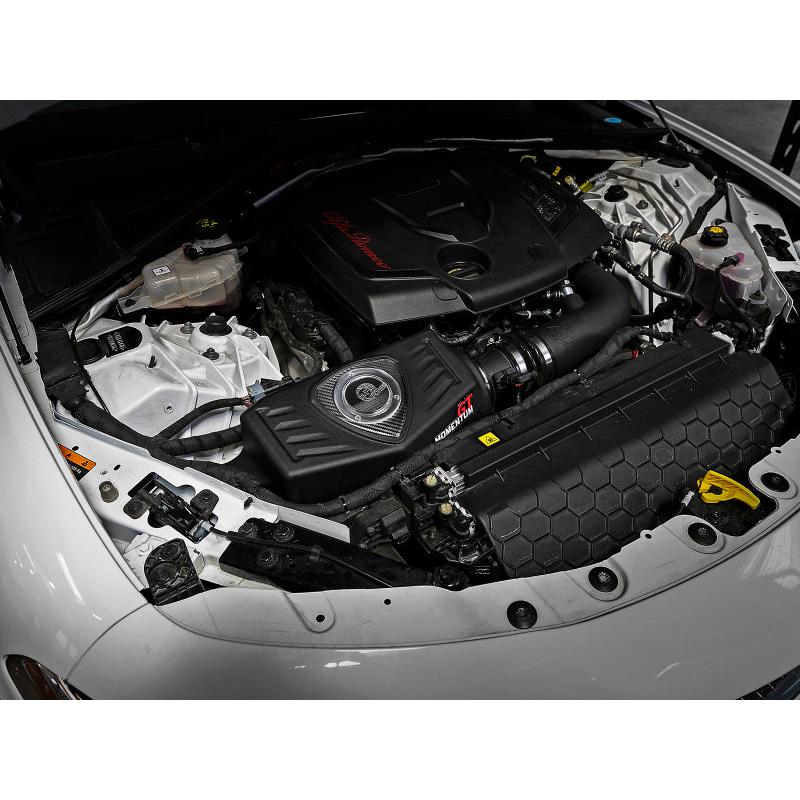 aFe POWER Momentum GT Pro Dry S Intake System 17-21 Alfa Romeo Giulia L4-2.0L (t)-SR1 Performance