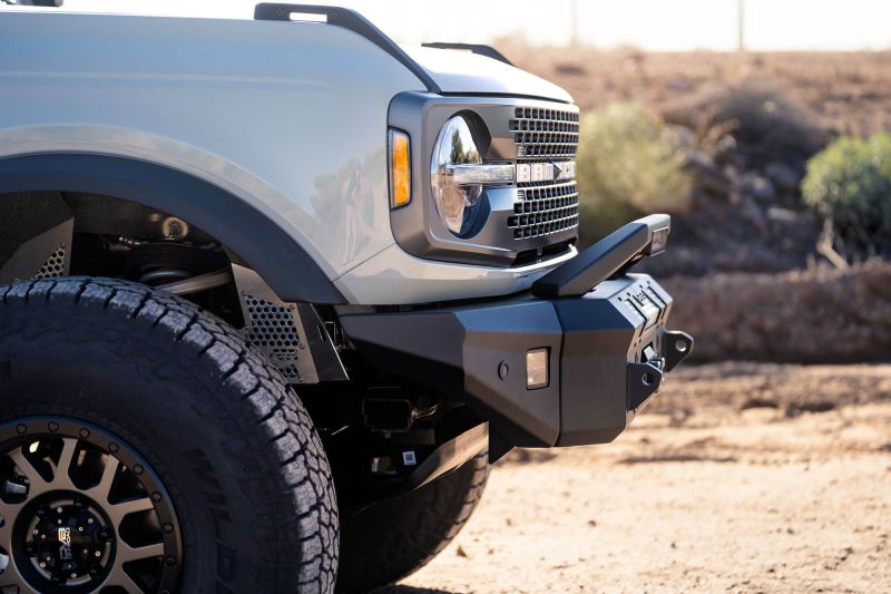 DV8 Offroad FBBR-01 Made to Overland Series Front Bumper for 2021+ Ford Bronco with Winch Compatibility