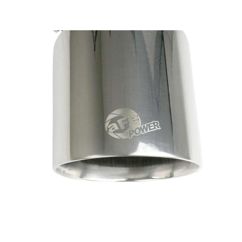 aFe MACH Force-Xp 2-1/2in 304 SS Clamp-On Exhaust Tip 2.5in In / 4.5in Out / 7in.L - Polished-SR1 Performance