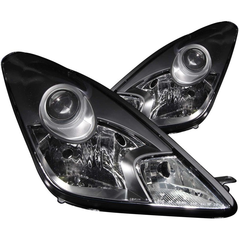 ANZO 2000-2005 Toyota Celica Crystal Headlights Black-SR1 Performance