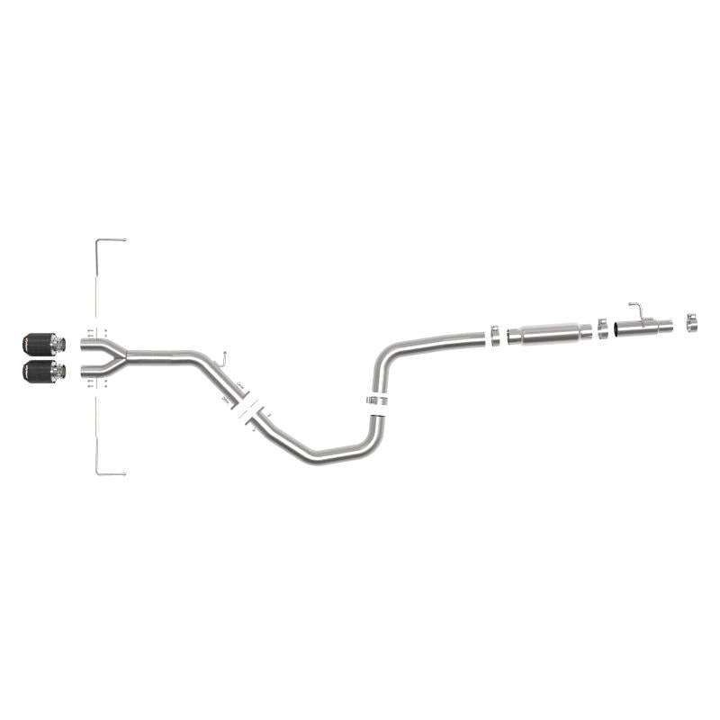 aFe Takeda Exhaust Cat-Back 19-20 Hyundai Veloster 304SS Carbon Fiber Dual Tips Exhaust-SR1 Performance