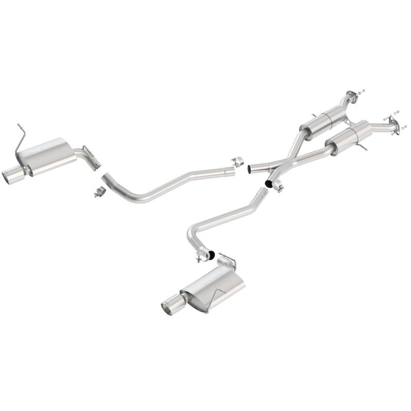 Borla 11-16 Jeep Grand Cherokee Limited/Laredo 5.7L 8cyl 4WD/RWD SS Catback Exhaust