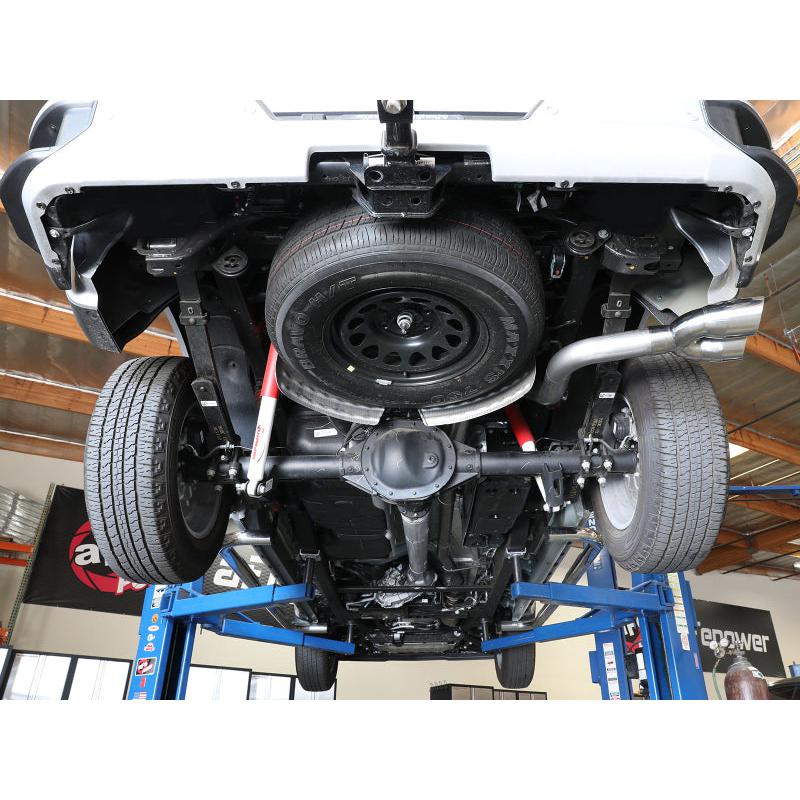 aFe Rebel XD Series 3 IN 304 Stainless Steel DPF-Back Exhaust w/Dual Polished Tips-SR1 Performance
