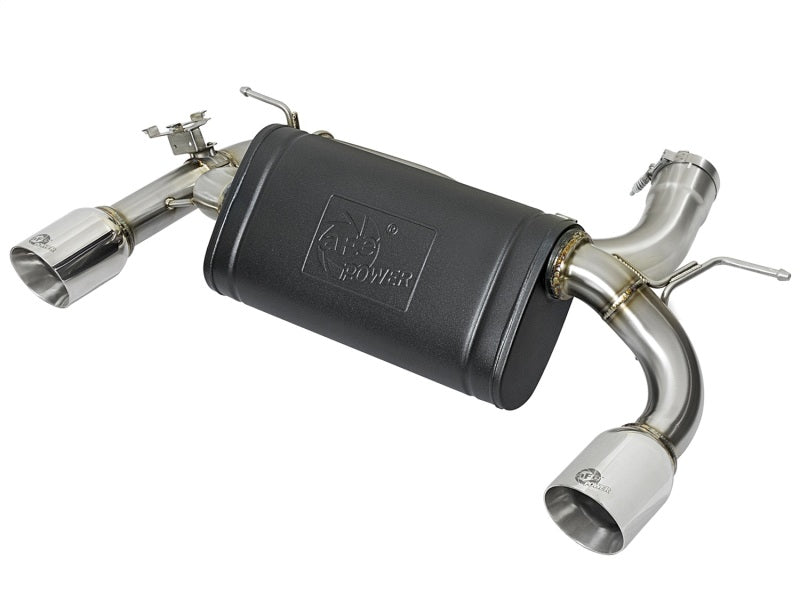 aFe MACHForce XP Exhausts Axle-Back 12-15 BMW 335i 3.0T (SS w/Polished Tips)-SR1 Performance