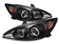 Spyder Toyota Camry 02-06 Projector Headlights LED Halo LED Black High H1 Low H1 PRO-YD-TCAM02-HL-BK-SR1 Performance