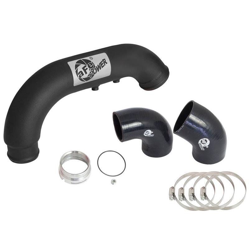 aFe BladeRunner 3in Black IC Tube Cold Side w/ Coupling & Clamp Kit 2016 GM Colorado/Canyon 2.8L-SR1 Performance