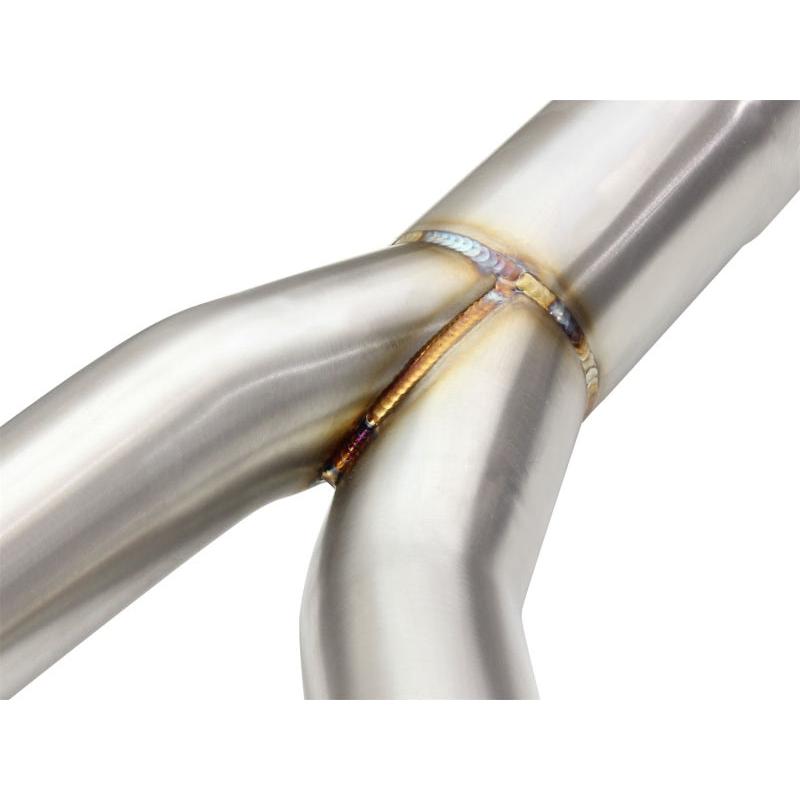 aFe MACHForce XP SS-304 Black Tip 3.0in-2.5in Dia Cat Back Exhaust 11-13 BMW 335i (E90/E92) 3.0L-SR1 Performance