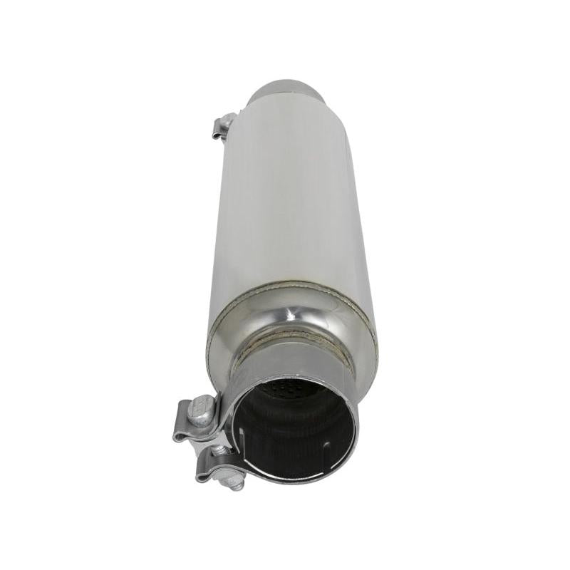 aFe MACH Force-Xp 304 Stainless Steel Resonator 2.5in Inlet/Outlet x 4in Dia x 15in Body x 19in L-SR1 Performance