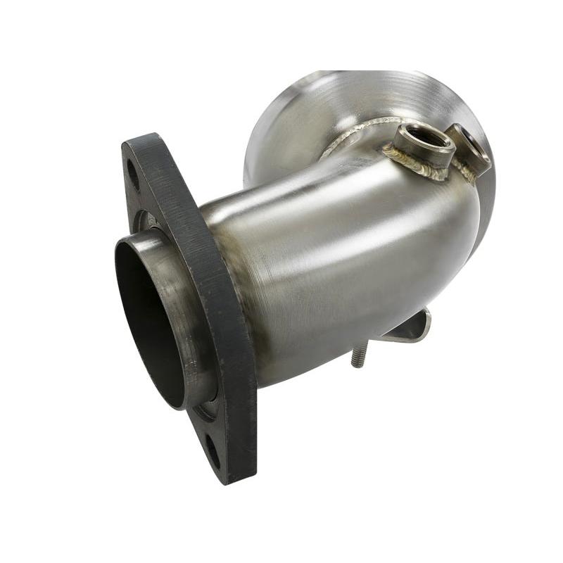 aFe Twisted Steel 3in. 304 SS Catted Series Downpipe 16-18 Ford Focus RS I4-2.3L (t)-SR1 Performance