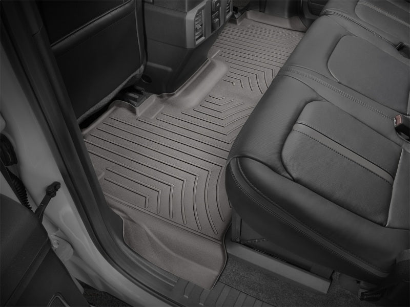 WeatherTech DigitalFit FloorLiner for 2017+ Ford F-250/F-350 Crew Cab Rear - Cocoa