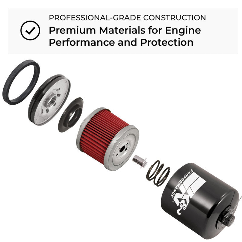 K&N 1.625in OD x 2.719in H Oil Filter-SR1 Performance