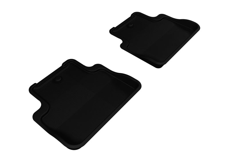 3D MAXpider 2009-2014 Acura TL FWD Kagu 2nd Row Floormats - Black-SR1 Performance