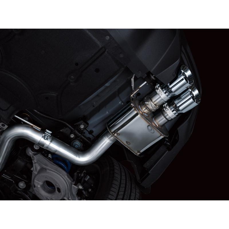 AWE 2024 Ford Mustang GT Fastback S650 RWD SwitchPath Catback Exhaust w/ Quad Chrome Silver Tips