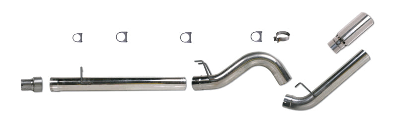 Diamond Eye KIT 5in DPF-BACK SGL SS 08-09 6 4L F250-F350 PCKGD BX46X14X14OD EL-PL-SR1 Performance