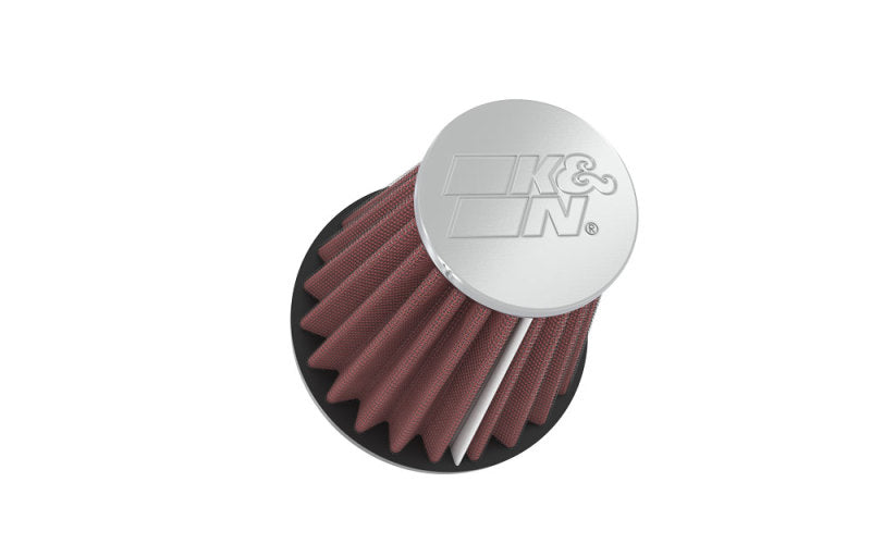 K&N Universal Chrome Filter 2.25 Inch Flange / 3.5 Inch Base / 2 Inch Top / 4 Inch Height-SR1 Performance