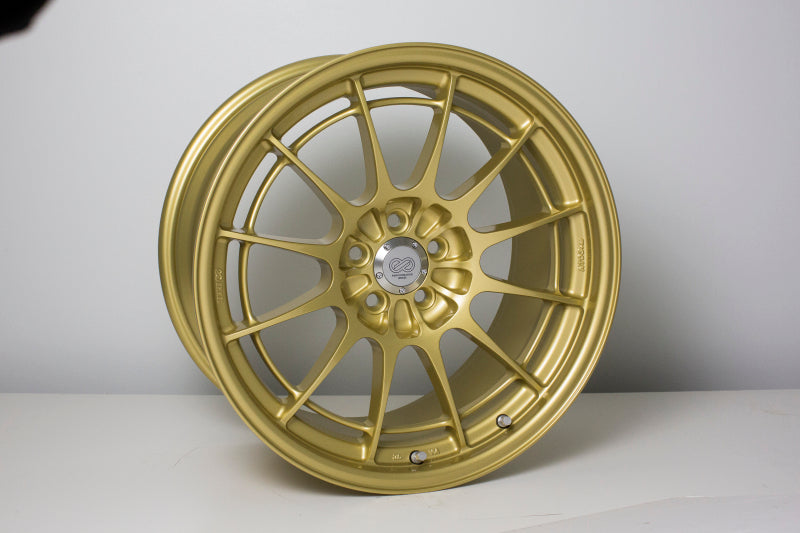 Enkei NT03+M 18x9.5 5x100 40mm Offset Gold Wheel (MOQ 40 / Special Order)-SR1 Performance