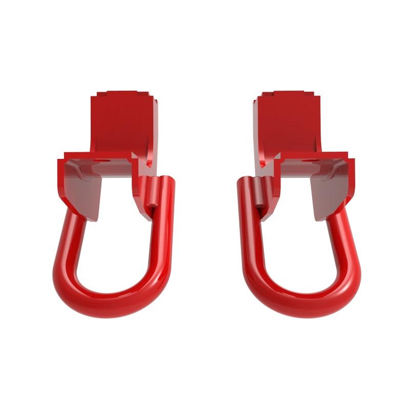 aFe Front Tow Hook Red 2022 Toyota Tundra 3.5L V6