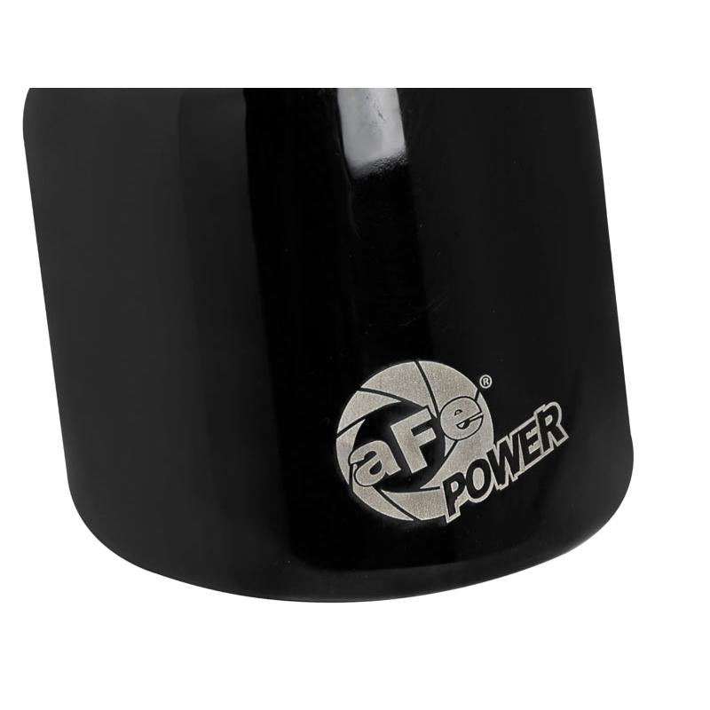 aFe MACH Force-Xp 409 SS Clamp-On Exhaust Tip 2.5in. Inlet / 4in. Outlet / 6in. L - Black-SR1 Performance