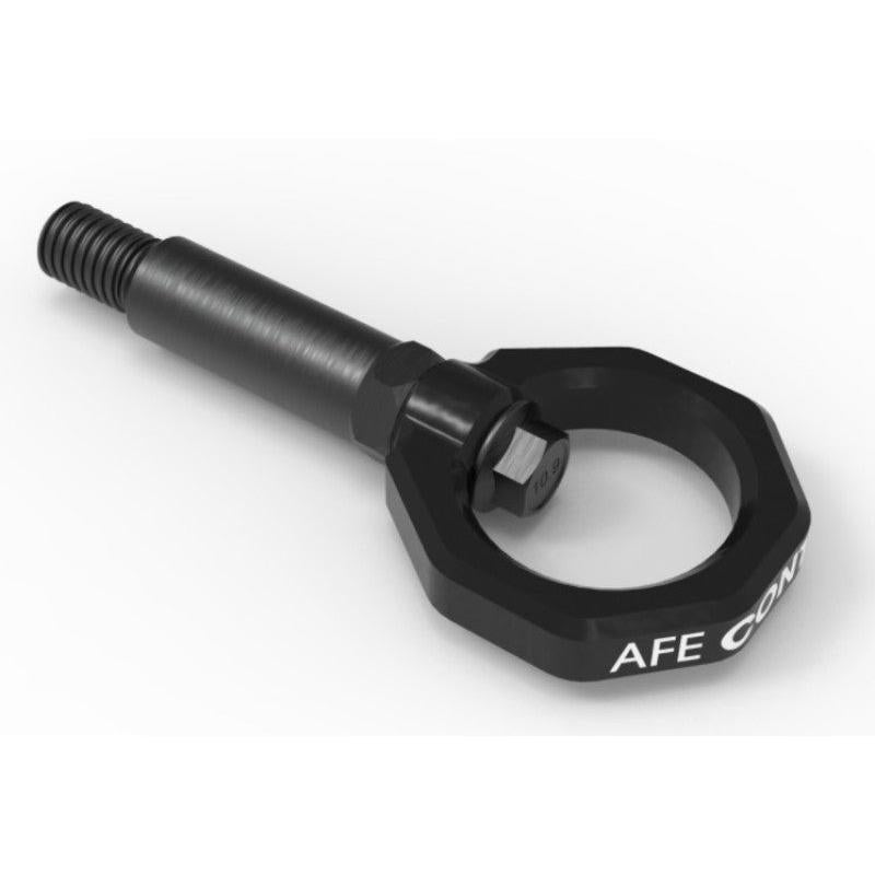 aFe Control Front Tow Hook Black 20-21 Toyota GR Supra (A90)