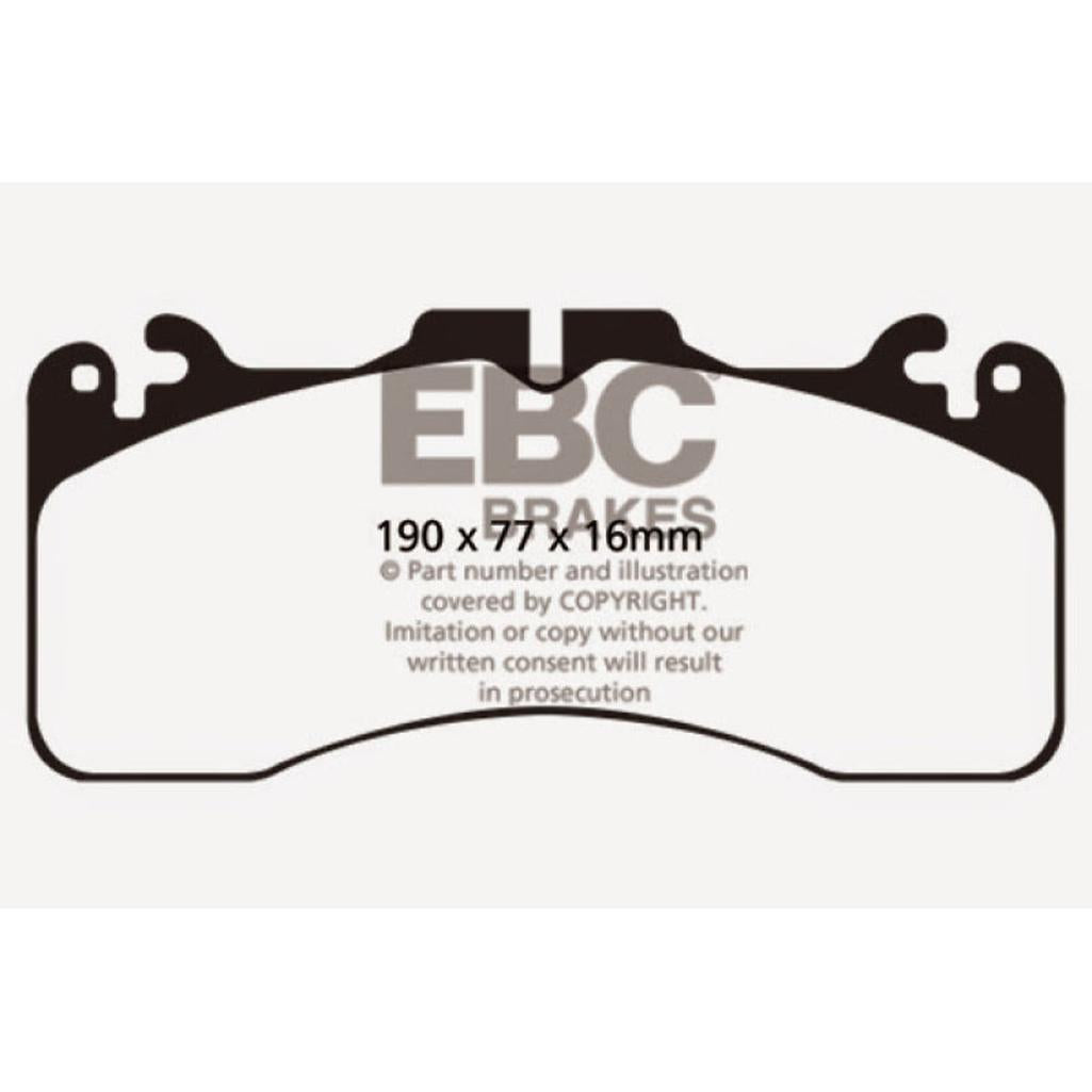 EBC Bluestuff NDX Front Brake Pads for Lexus GS-F and RC F – High Friction Sport Performance
