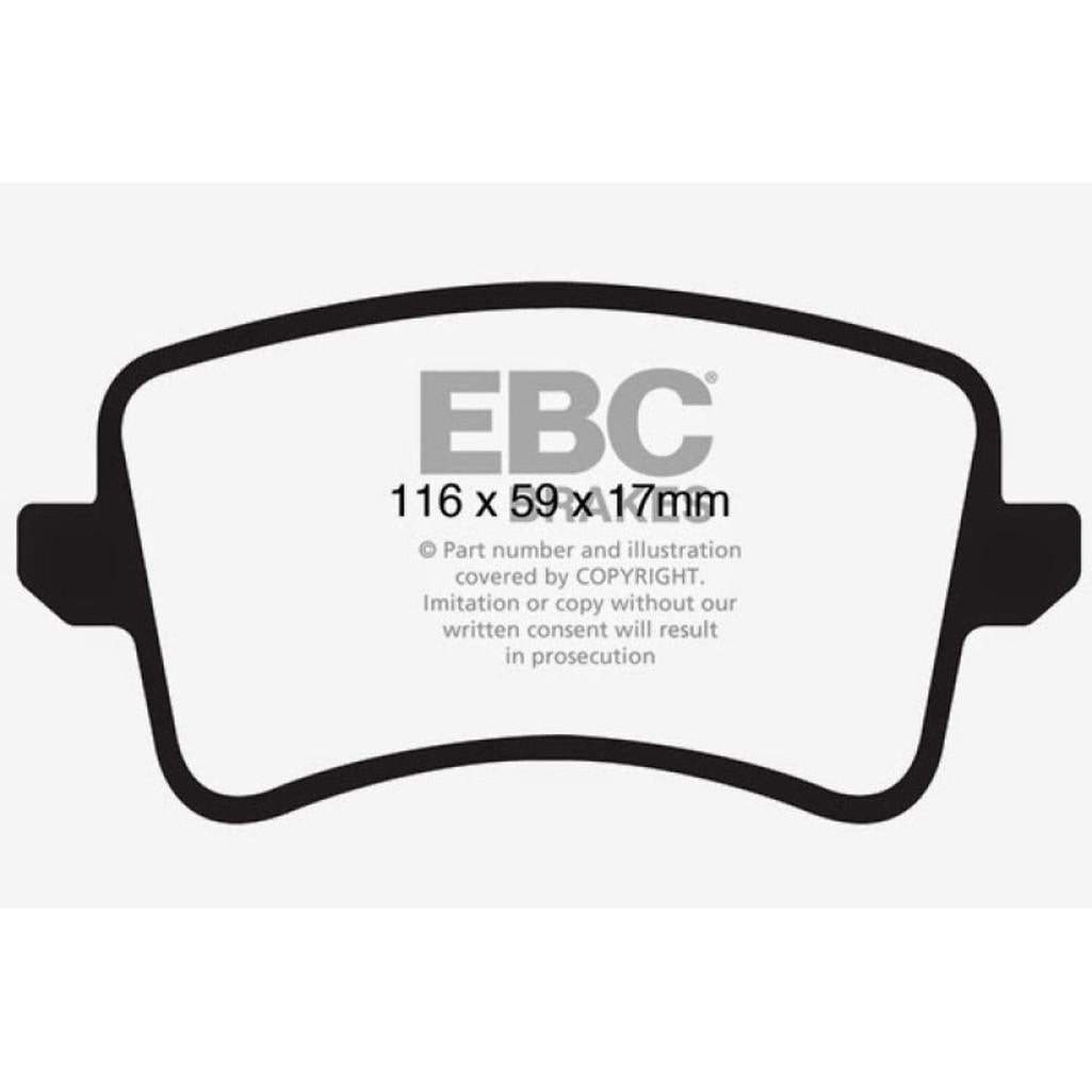 EBC Brakes Bluestuff NDX Full Race Brake Pads for Audi S4 and S5 – High-Friction Street and Track Performance