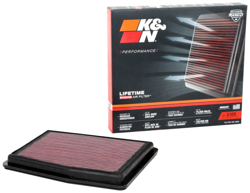 K&N 2020 Hyundai Sonata L4-2.0L F/I Replacement Drop In Air Filter-SR1 Performance