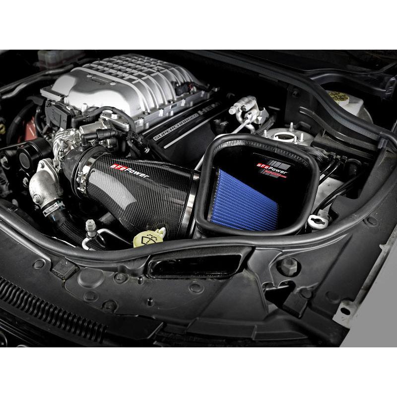 aFe Track Series Carbon Fiber Pro 5R AIS - 2018 Jeep Grand Cherokee Trackhawk (WK2) V8-6.2L(SC)-SR1 Performance