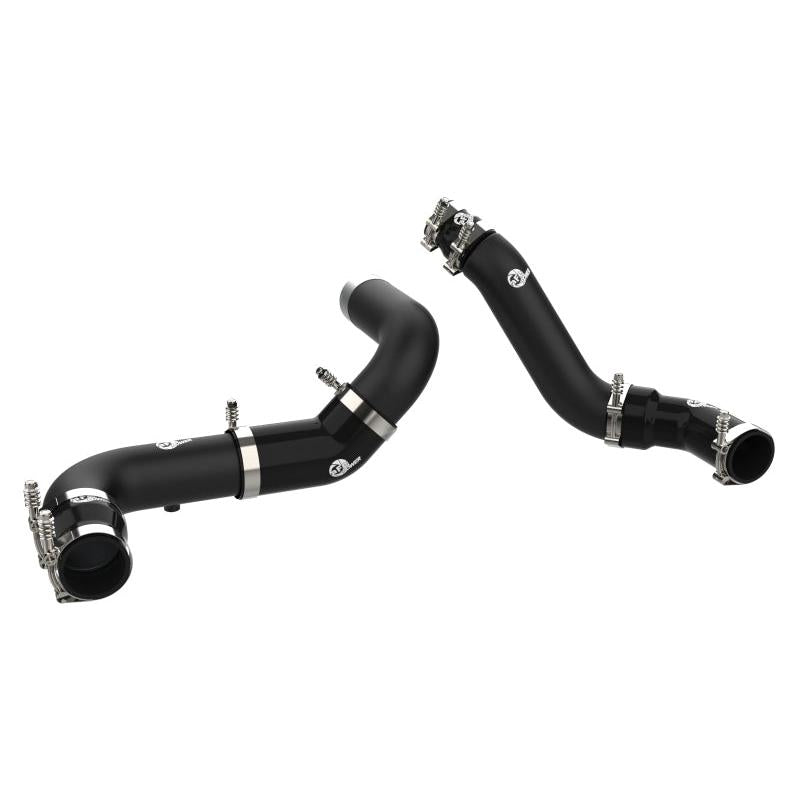 aFe 16-19 RAM 1500 V6 3.0L (TD) BladeRunner 3in Aluminum Hot & Cold Charge Pipe Kit - Black