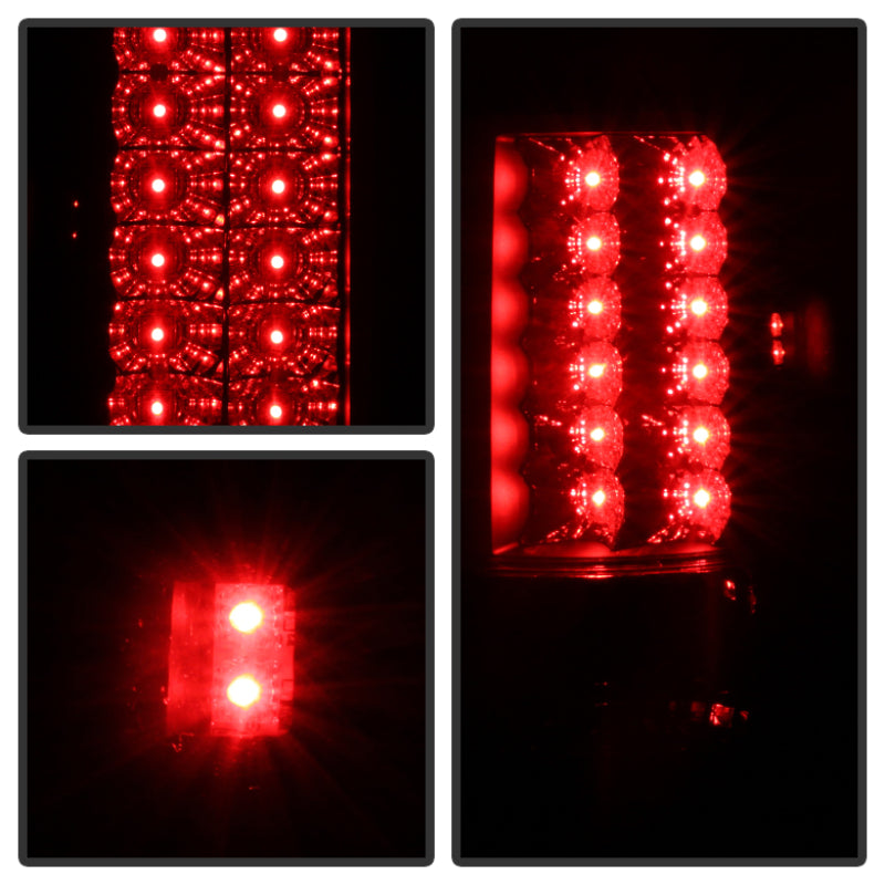 Spyder Ford F150 side 04-08 (Not Fit Heritage & SVT)LED Tail Lights Blk Smke ALT-YD-FF15004-LED-BSM-SR1 Performance