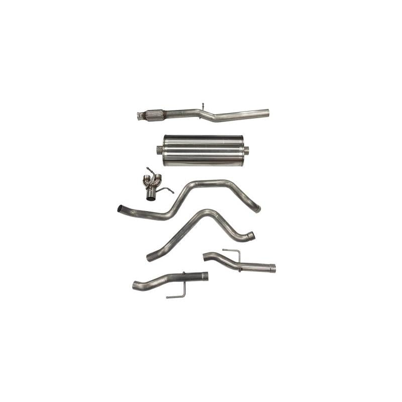 Corsa 19-23 Chevy Silverado/GMC Sierra 6.2L Crew Cab Short Bed 147.5 Cat-Back Dual Rear Exit No Tips-SR1 Performance
