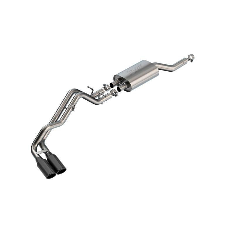 Borla 2024+ Ford Ranger XLT S Type Catback System - Black Chrome