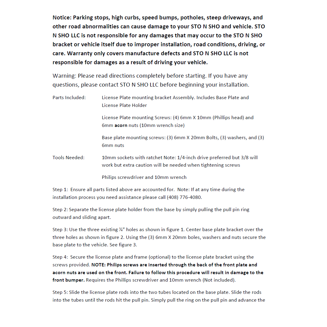 03-06 Chevrolet SSR License Plate Frame Bracket-SR1 Performance