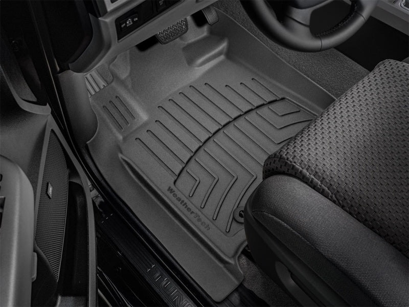 WeatherTech FloorLiner HP for Toyota Tundra and Sequoia Front - Custom Fit, Black