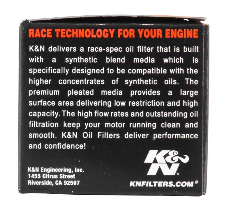 K&N Honda/Husqvarna 1.625in OD x .438in ID x 1.406in H Oil Filter-SR1 Performance