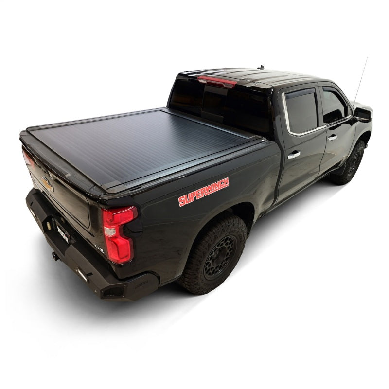 Westin 19-26 Chevrolet/GMC Silverado/Sierra 1500 5 ft 8 in Bed Electric Retractable Tonneau Cover in Black