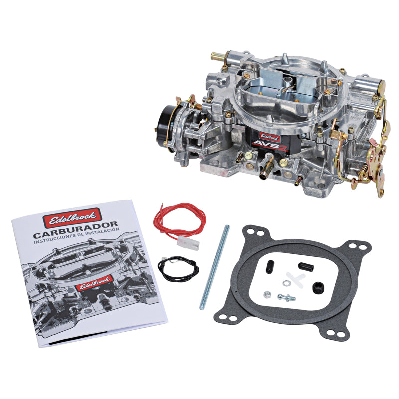 Edelbrock Carburetor Thunder Series 4-Barrel 800 CFM Electric Choke Calibration Satin Finish-SR1 Performance