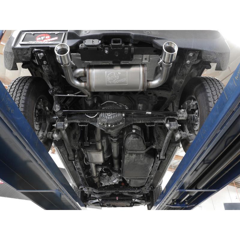 aFe 2021+ Ford Bronco L4-2.3L (t) / V6-2.7L (tt) Vulcan 3in. to 2.5in. SS Cat-Back - Carbon-SR1 Performance