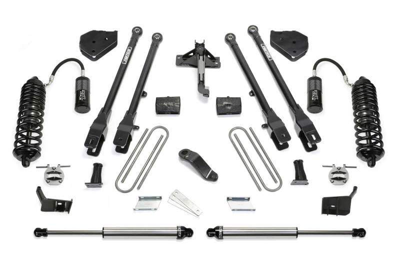 Fabtech K2228DL 4-Inch 4-Link Conversion System for 2017 Ford F-250/F-350 Super Duty with Dirt Logic 4.0 Coilovers