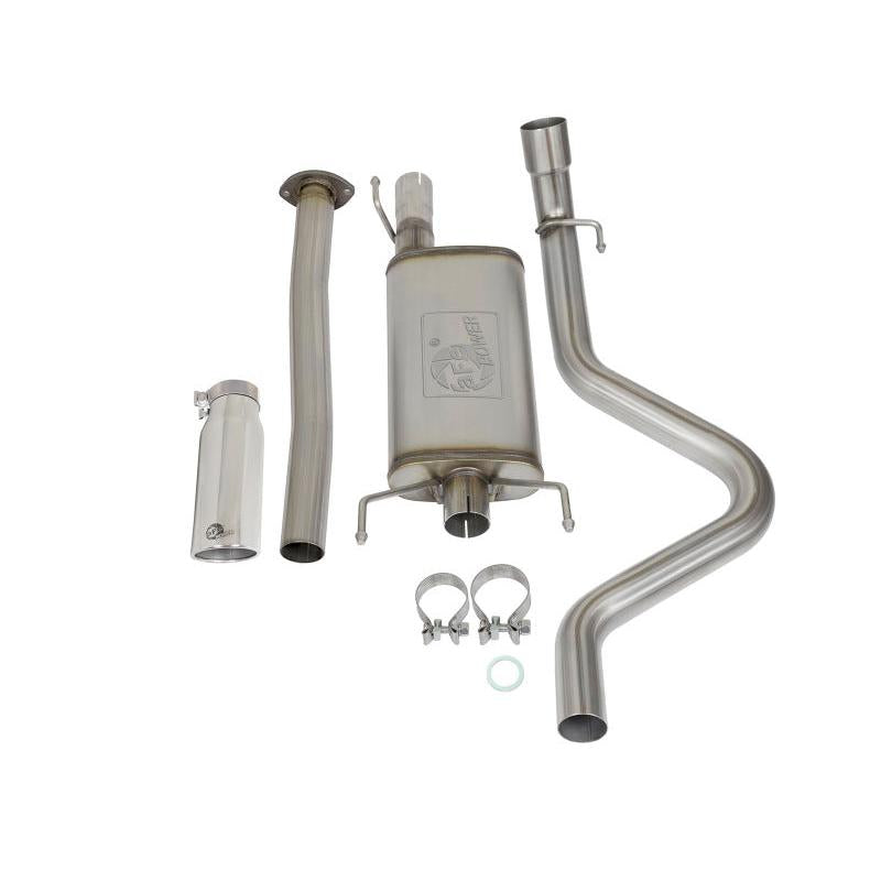 aFe MACH Force XP Cat-Back Stainless Steel Exhaust Syst w/Polished Tip Toyota Tacoma 05-12 L4-2.7L-SR1 Performance