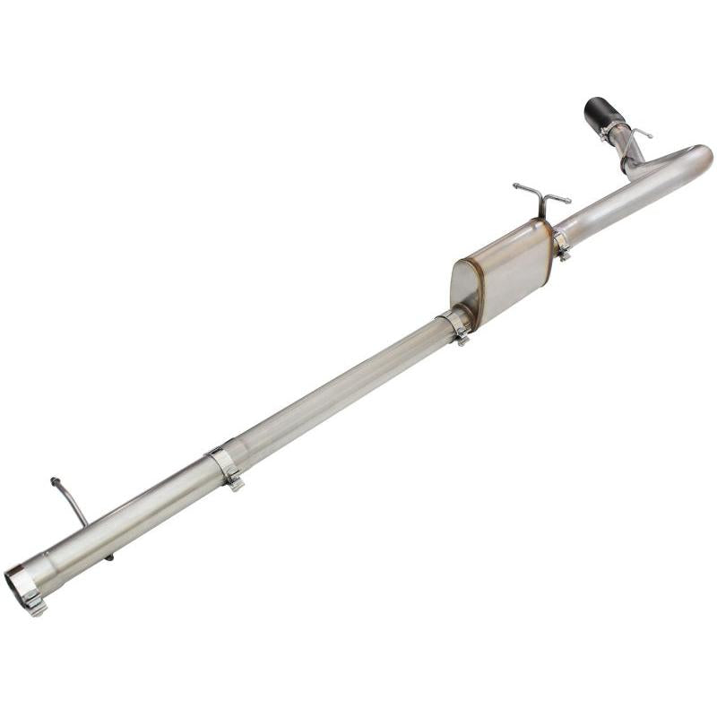 aFe MACHForce XP Exhaust 3in-3.5in SS Single Side Ext CB w/ Black Tip 99-04 Ford F150 V8 5.4L/6.8L-SR1 Performance