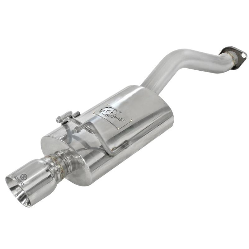 aFe Takeda Exhaust 2.5in Dia 304SS Axle-Back w/Polished Tip 06-11 Honda Civic EX Sedan L4 1.8L-SR1 Performance