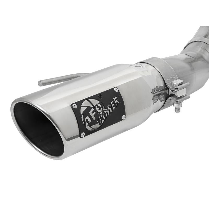 aFe MACHForce-XP 3in to 3-1/2in 304 SS Cat-Back Exhaust w/Polished Tips 17-18 Ford F-150 Raptor 3.5L-SR1 Performance