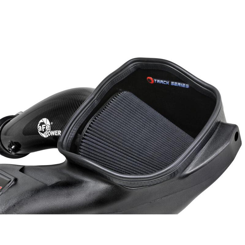 aFe 23-24 Ford F150 Raptor R V8 5.2L Supercharged Track Series Air Intake w/ Black PDS Filter-SR1 Performance