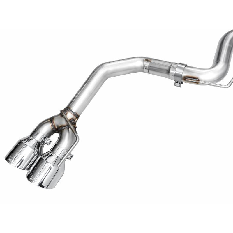 AWE 2024 Ford Mustang Dark Horse S650 RWD Track Edition Catback Exhaust w/ Quad Chrome Silver Tips